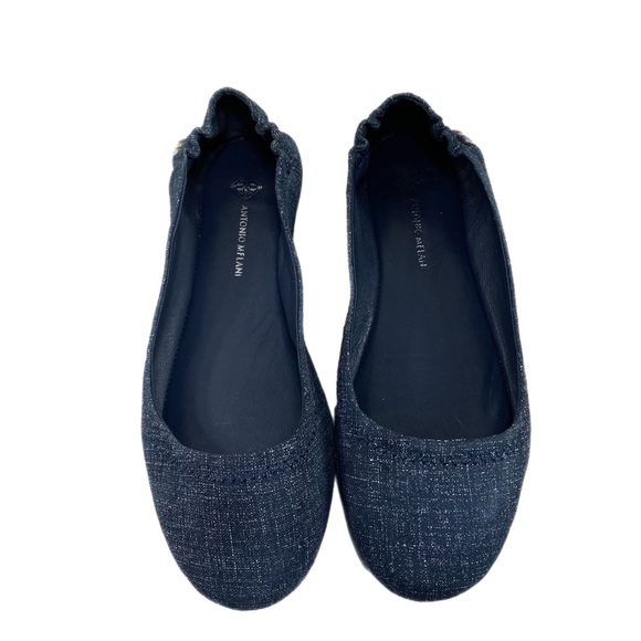 ANTONIO MELANI Shoes Antonio Melanie Round Toe Denim Blue Frederica